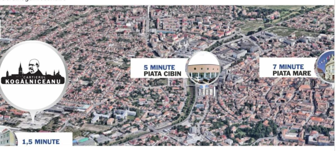 Flh - Modern 3 Apt Near Old Town - 15 Min Walk Sibiu Bagian luar foto